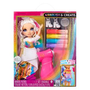 543350EUC 543336EUC Rainbow High Air Brush and Create Fashion Dolls Purple Eyes FP PKG F